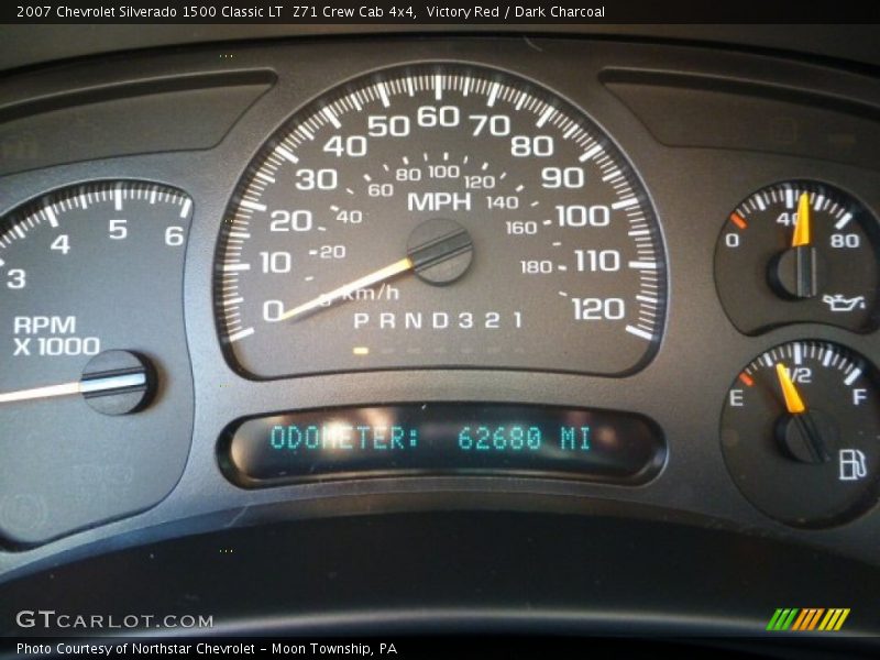 Victory Red / Dark Charcoal 2007 Chevrolet Silverado 1500 Classic LT  Z71 Crew Cab 4x4