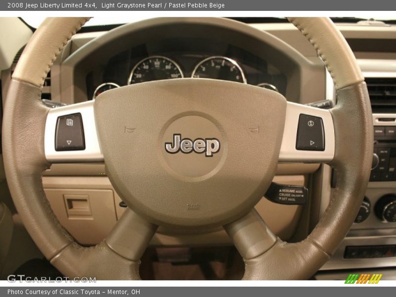 Light Graystone Pearl / Pastel Pebble Beige 2008 Jeep Liberty Limited 4x4