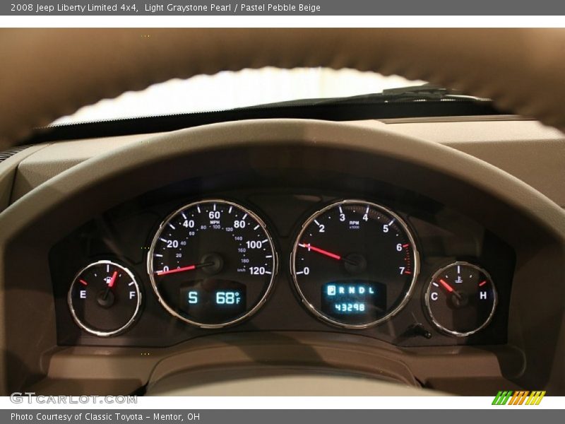 Light Graystone Pearl / Pastel Pebble Beige 2008 Jeep Liberty Limited 4x4
