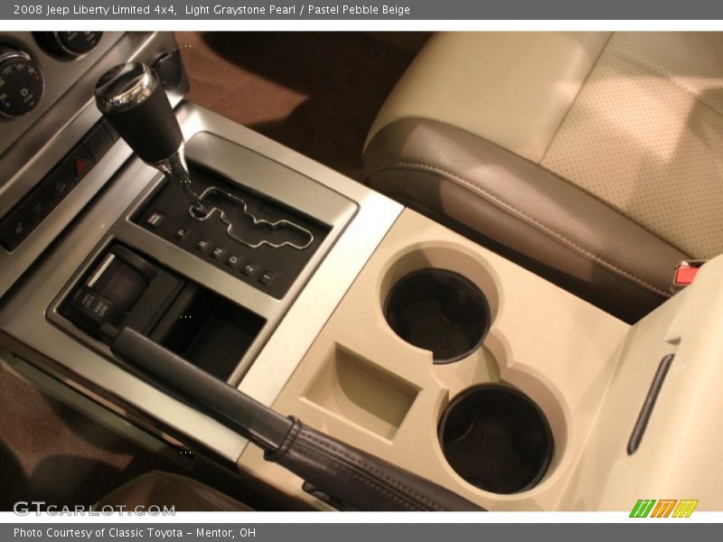 Light Graystone Pearl / Pastel Pebble Beige 2008 Jeep Liberty Limited 4x4