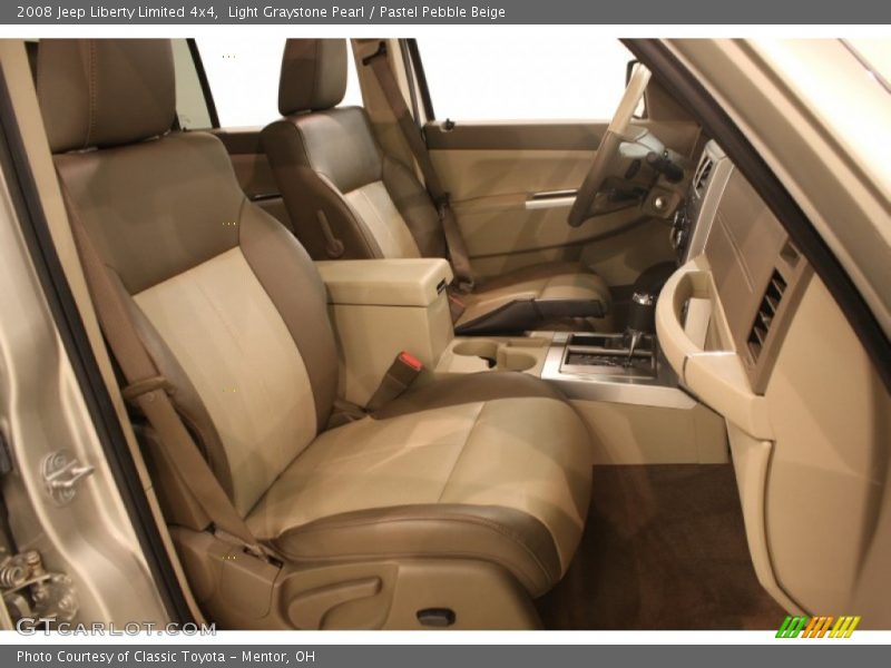 Light Graystone Pearl / Pastel Pebble Beige 2008 Jeep Liberty Limited 4x4