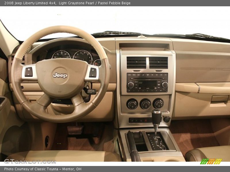 Light Graystone Pearl / Pastel Pebble Beige 2008 Jeep Liberty Limited 4x4