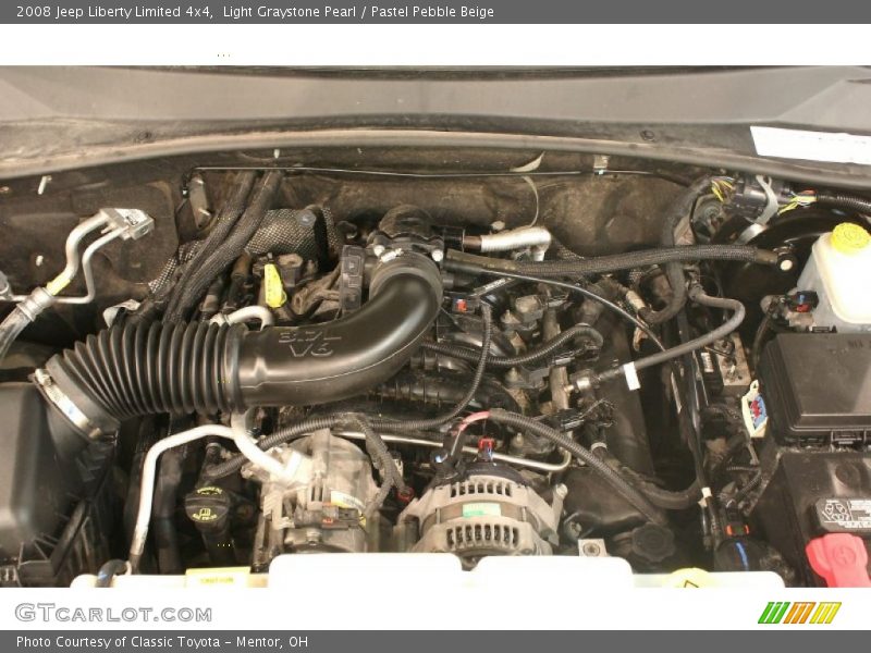 Light Graystone Pearl / Pastel Pebble Beige 2008 Jeep Liberty Limited 4x4