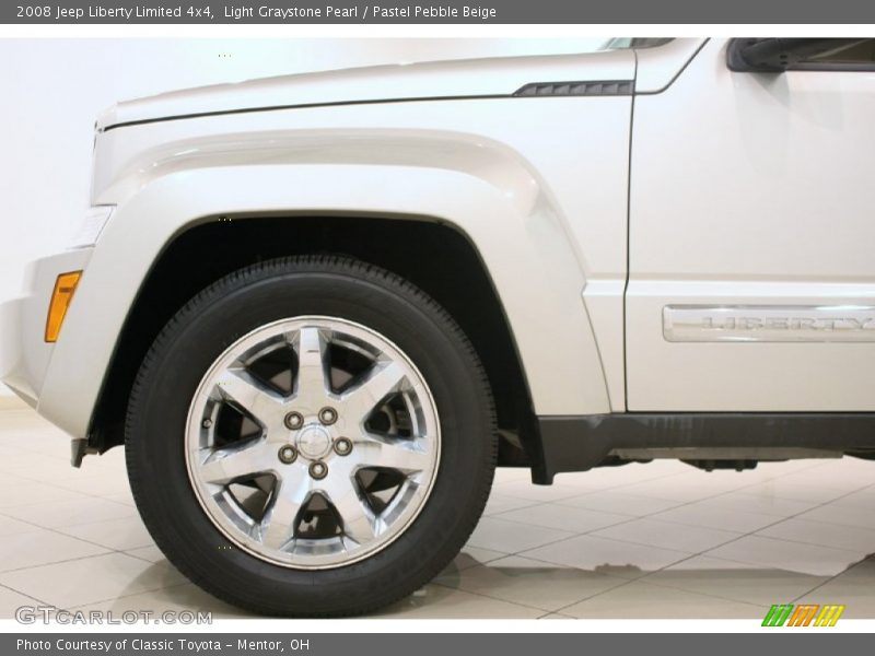 Light Graystone Pearl / Pastel Pebble Beige 2008 Jeep Liberty Limited 4x4