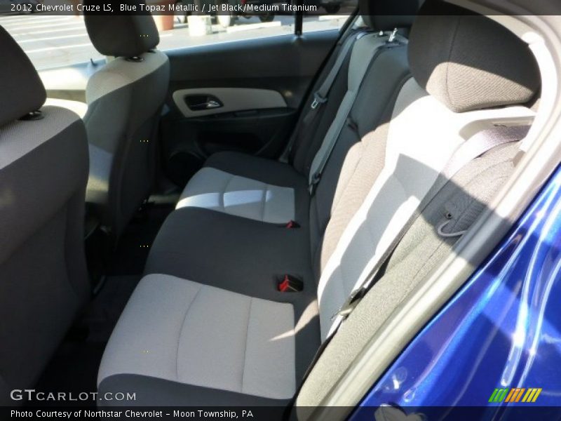 Blue Topaz Metallic / Jet Black/Medium Titanium 2012 Chevrolet Cruze LS