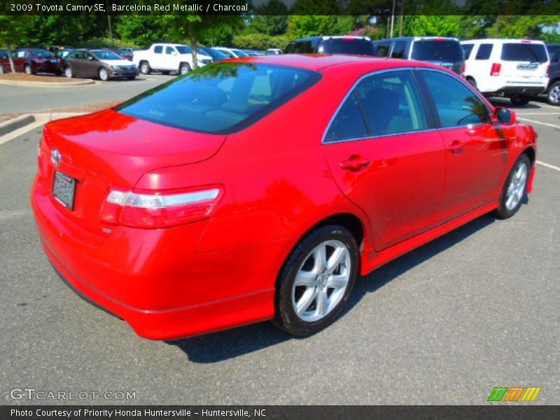 Barcelona Red Metallic / Charcoal 2009 Toyota Camry SE