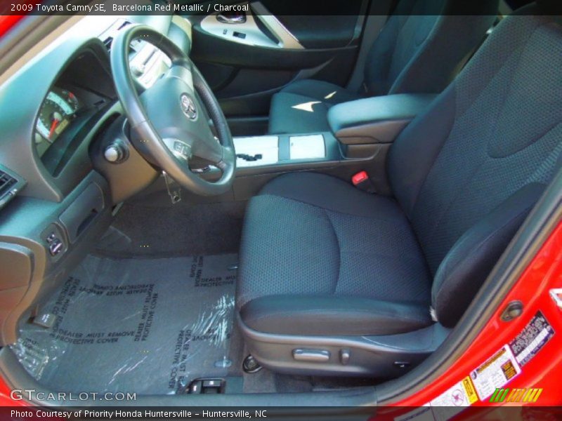Barcelona Red Metallic / Charcoal 2009 Toyota Camry SE