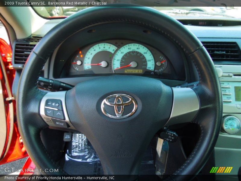 Barcelona Red Metallic / Charcoal 2009 Toyota Camry SE