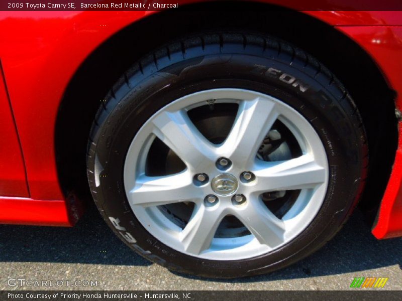 Barcelona Red Metallic / Charcoal 2009 Toyota Camry SE