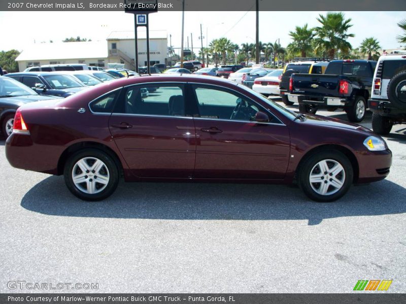 Bordeaux Red / Ebony Black 2007 Chevrolet Impala LS