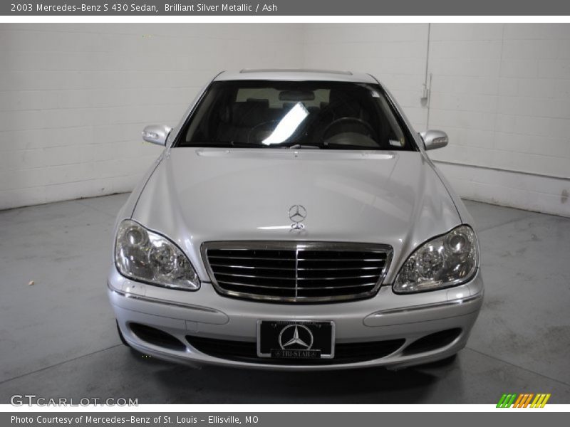 Brilliant Silver Metallic / Ash 2003 Mercedes-Benz S 430 Sedan