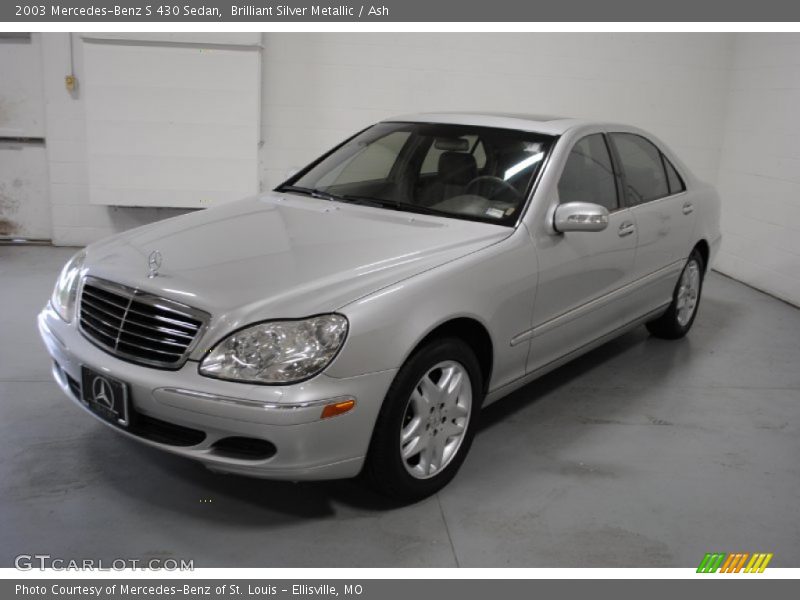 Brilliant Silver Metallic / Ash 2003 Mercedes-Benz S 430 Sedan
