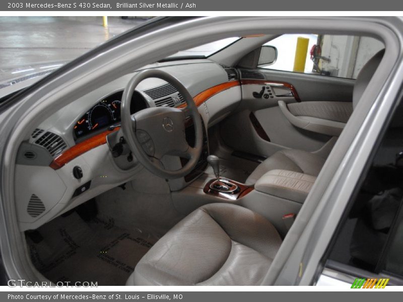 Brilliant Silver Metallic / Ash 2003 Mercedes-Benz S 430 Sedan