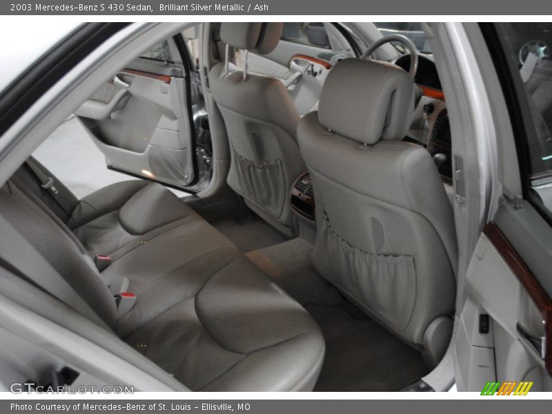 Brilliant Silver Metallic / Ash 2003 Mercedes-Benz S 430 Sedan
