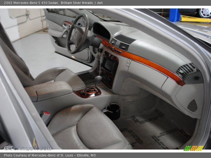 Brilliant Silver Metallic / Ash 2003 Mercedes-Benz S 430 Sedan