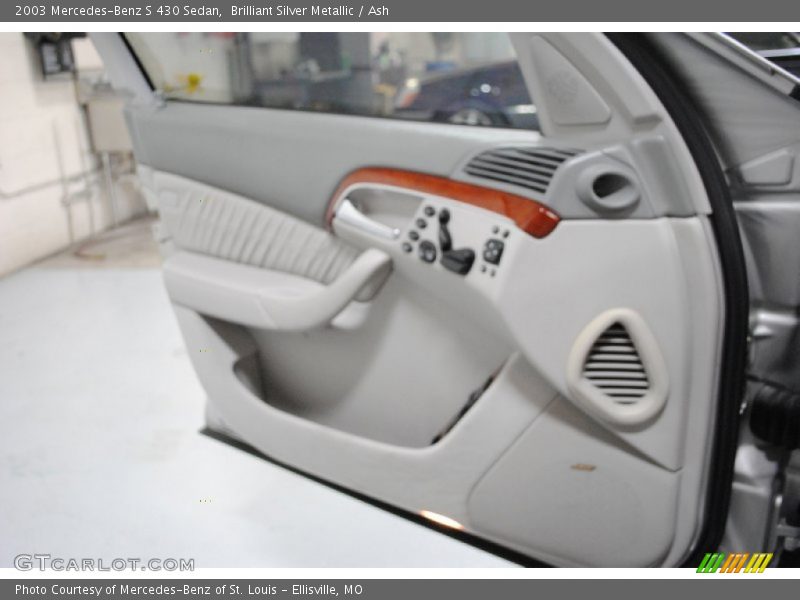 Brilliant Silver Metallic / Ash 2003 Mercedes-Benz S 430 Sedan