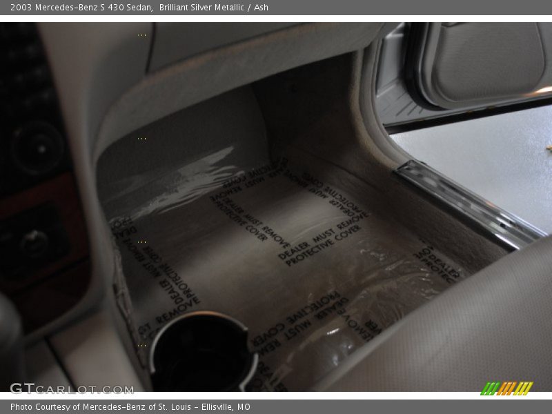 Brilliant Silver Metallic / Ash 2003 Mercedes-Benz S 430 Sedan