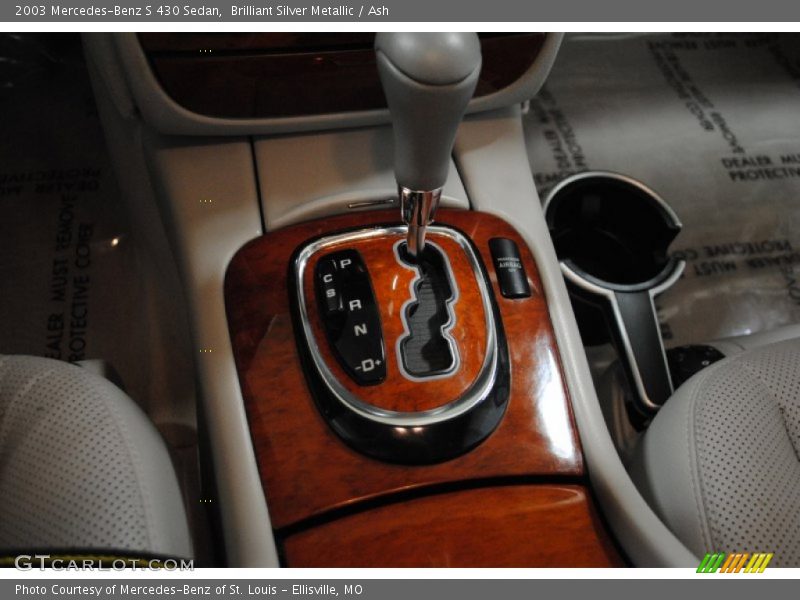 Brilliant Silver Metallic / Ash 2003 Mercedes-Benz S 430 Sedan