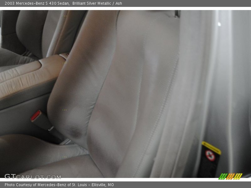 Brilliant Silver Metallic / Ash 2003 Mercedes-Benz S 430 Sedan