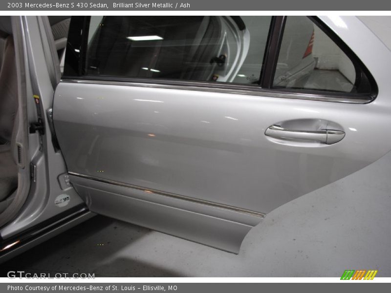 Brilliant Silver Metallic / Ash 2003 Mercedes-Benz S 430 Sedan