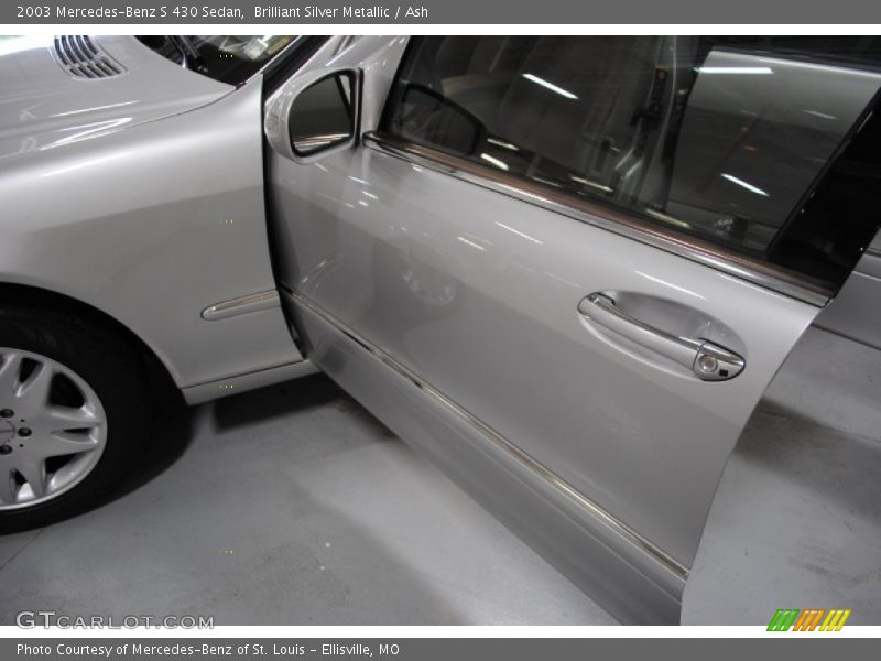 Brilliant Silver Metallic / Ash 2003 Mercedes-Benz S 430 Sedan
