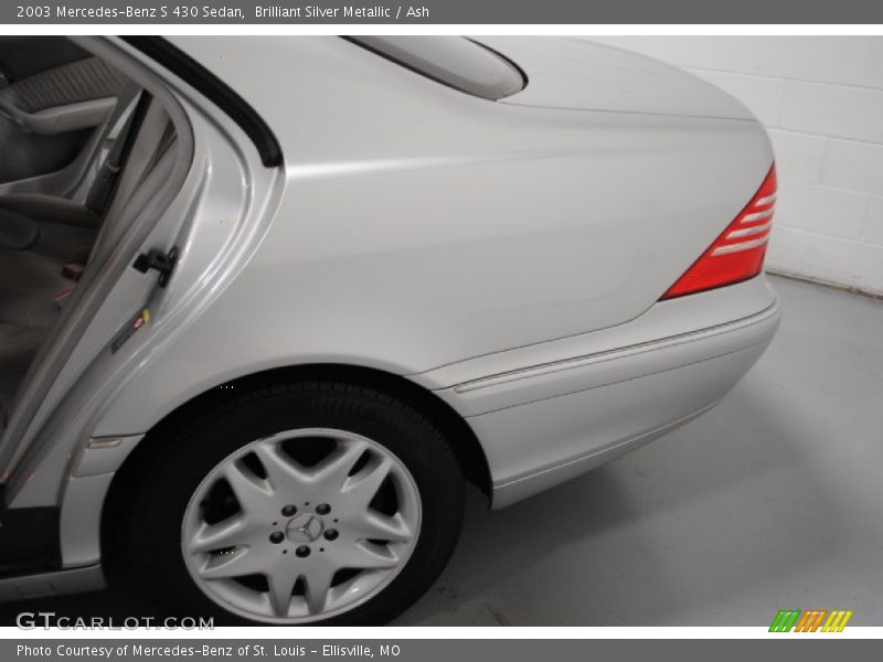 Brilliant Silver Metallic / Ash 2003 Mercedes-Benz S 430 Sedan
