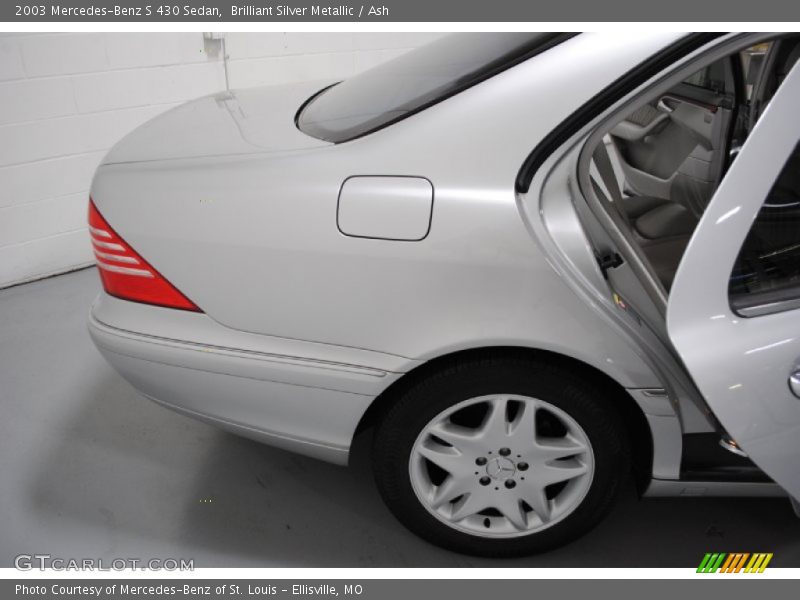 Brilliant Silver Metallic / Ash 2003 Mercedes-Benz S 430 Sedan