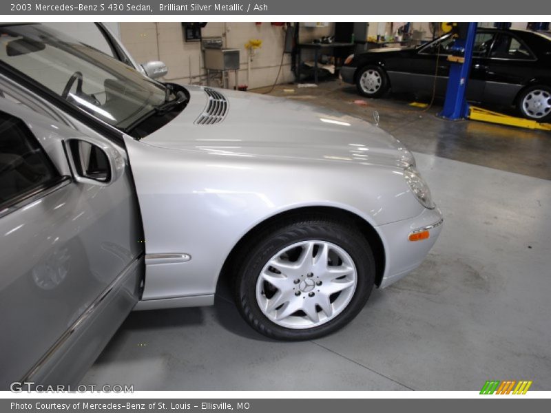 Brilliant Silver Metallic / Ash 2003 Mercedes-Benz S 430 Sedan