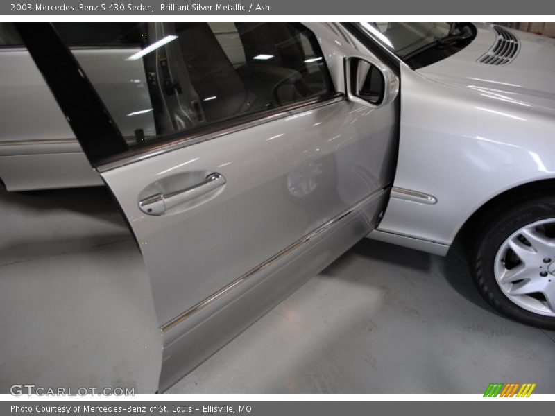 Brilliant Silver Metallic / Ash 2003 Mercedes-Benz S 430 Sedan