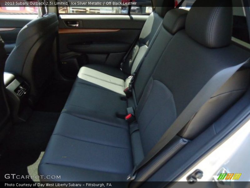 Ice Silver Metallic / Off Black Leather 2013 Subaru Outback 2.5i Limited