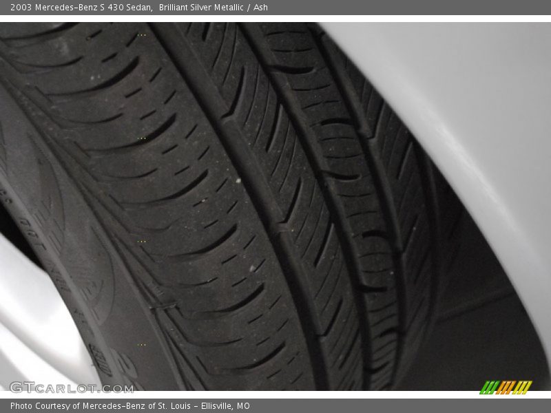 Brilliant Silver Metallic / Ash 2003 Mercedes-Benz S 430 Sedan