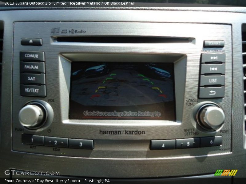 Ice Silver Metallic / Off Black Leather 2013 Subaru Outback 2.5i Limited
