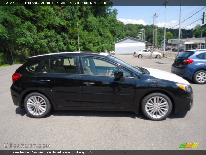 Obsidian Black Pearl / Black 2012 Subaru Impreza 2.0i Limited 5 Door