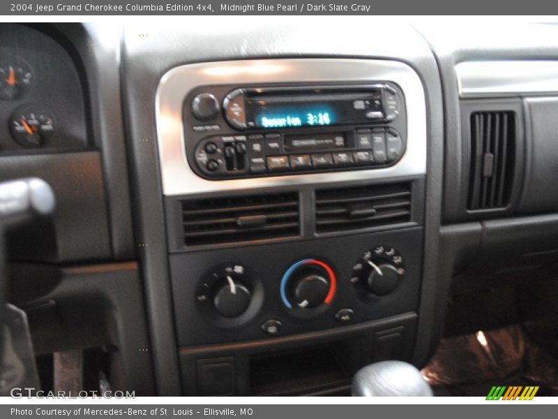 Midnight Blue Pearl / Dark Slate Gray 2004 Jeep Grand Cherokee Columbia Edition 4x4