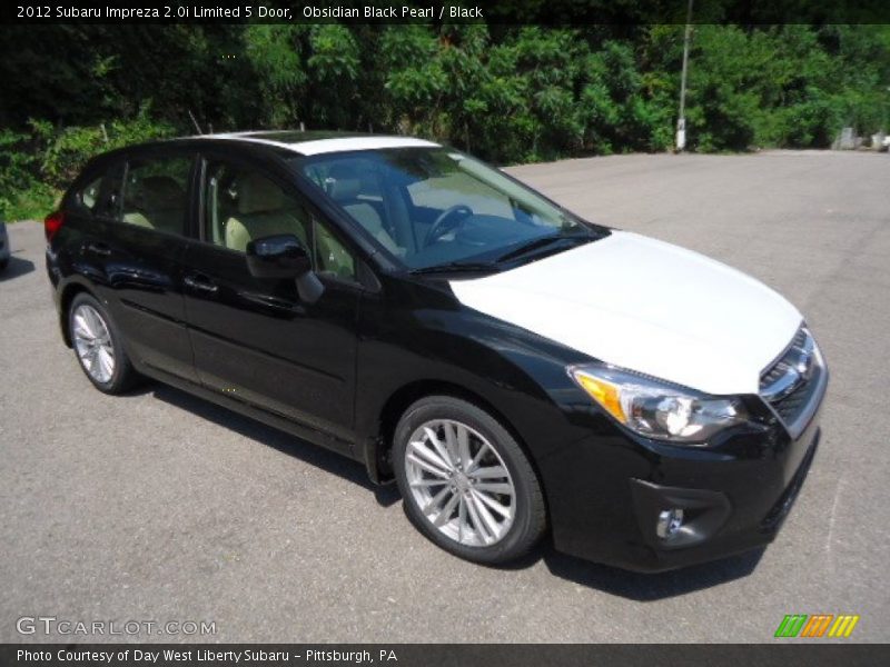 Obsidian Black Pearl / Black 2012 Subaru Impreza 2.0i Limited 5 Door