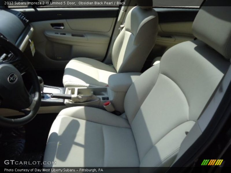 Obsidian Black Pearl / Black 2012 Subaru Impreza 2.0i Limited 5 Door