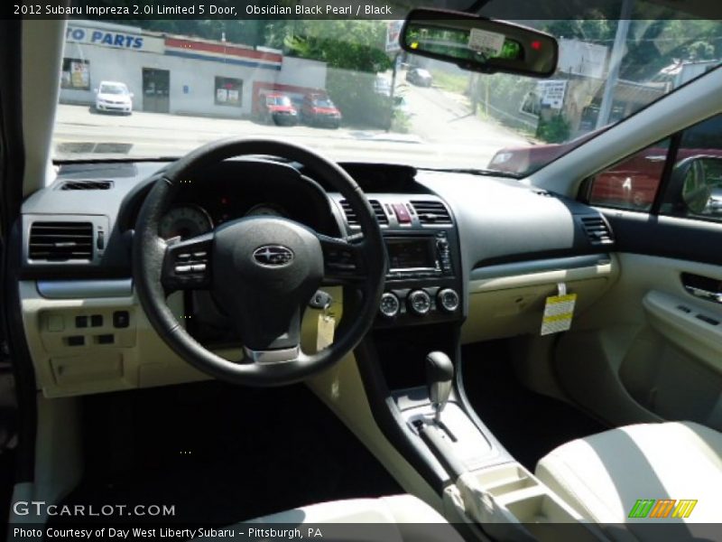 Obsidian Black Pearl / Black 2012 Subaru Impreza 2.0i Limited 5 Door