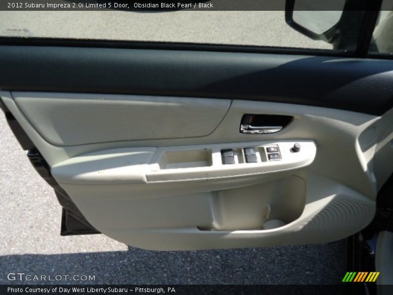 Obsidian Black Pearl / Black 2012 Subaru Impreza 2.0i Limited 5 Door