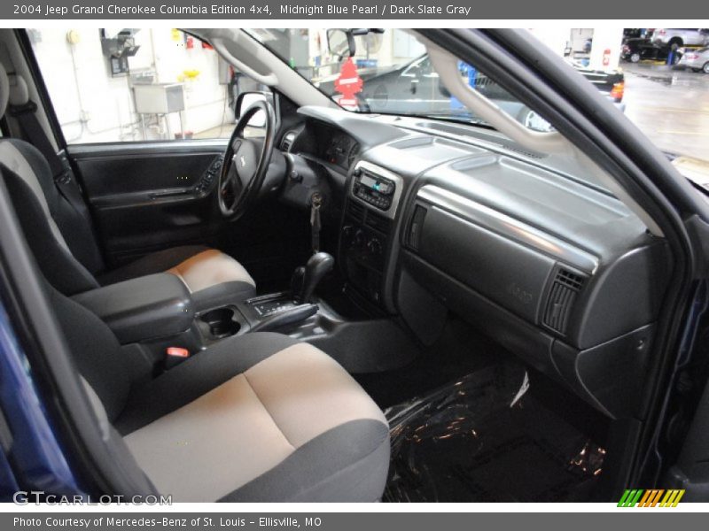 Midnight Blue Pearl / Dark Slate Gray 2004 Jeep Grand Cherokee Columbia Edition 4x4