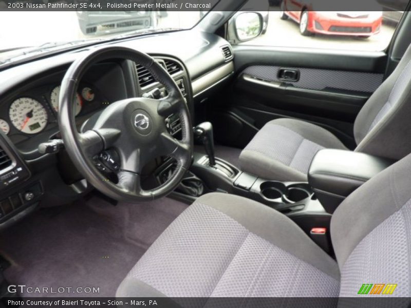 Polished Pewter Metallic / Charcoal 2003 Nissan Pathfinder SE 4x4