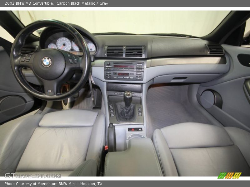 Carbon Black Metallic / Grey 2002 BMW M3 Convertible