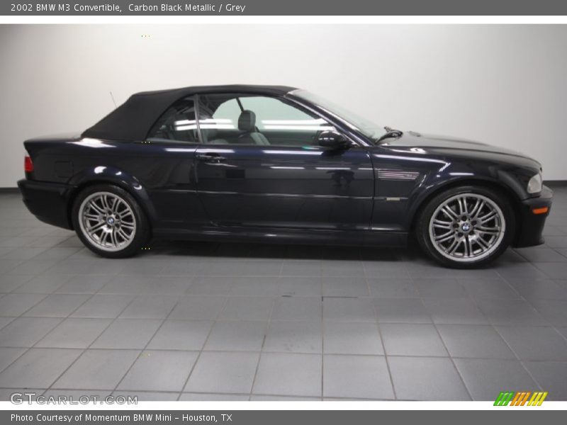 Carbon Black Metallic / Grey 2002 BMW M3 Convertible