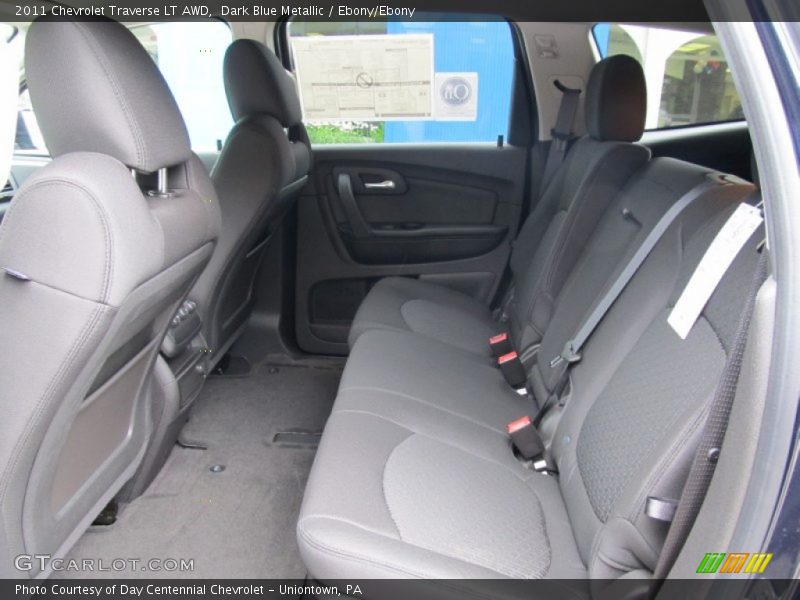 Dark Blue Metallic / Ebony/Ebony 2011 Chevrolet Traverse LT AWD