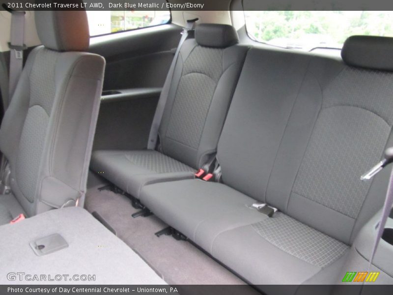 Dark Blue Metallic / Ebony/Ebony 2011 Chevrolet Traverse LT AWD