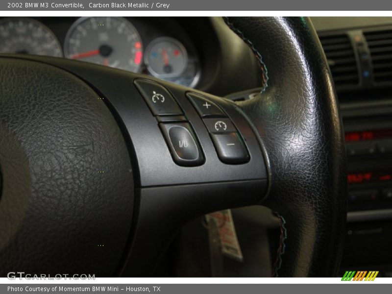 Carbon Black Metallic / Grey 2002 BMW M3 Convertible