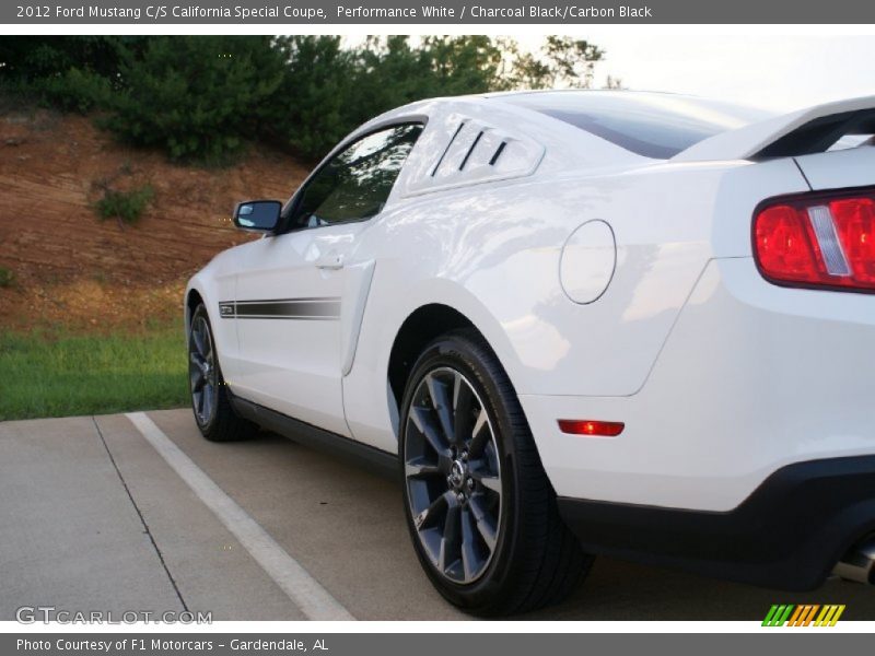 Performance White / Charcoal Black/Carbon Black 2012 Ford Mustang C/S California Special Coupe