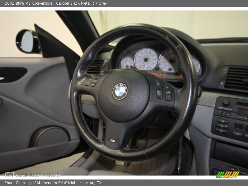 Carbon Black Metallic / Grey 2002 BMW M3 Convertible