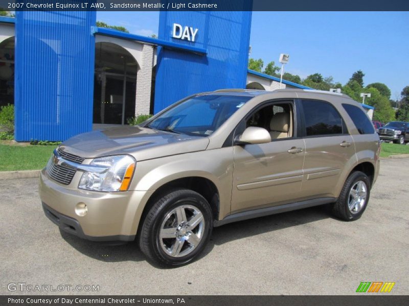Sandstone Metallic / Light Cashmere 2007 Chevrolet Equinox LT AWD