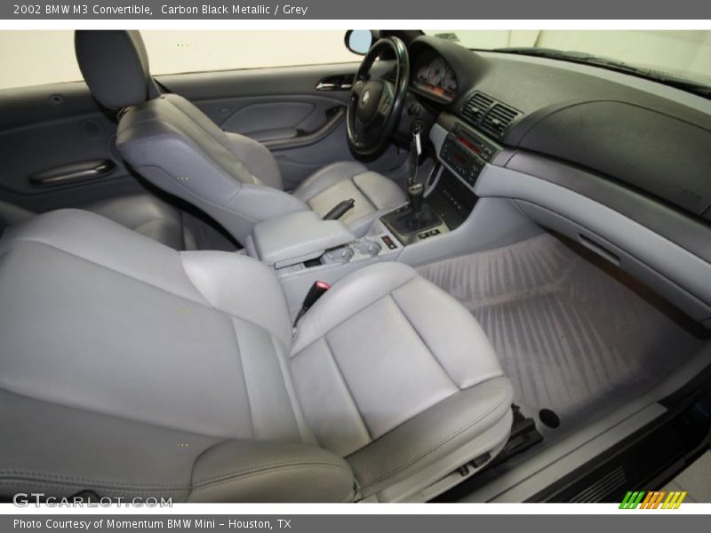 Carbon Black Metallic / Grey 2002 BMW M3 Convertible