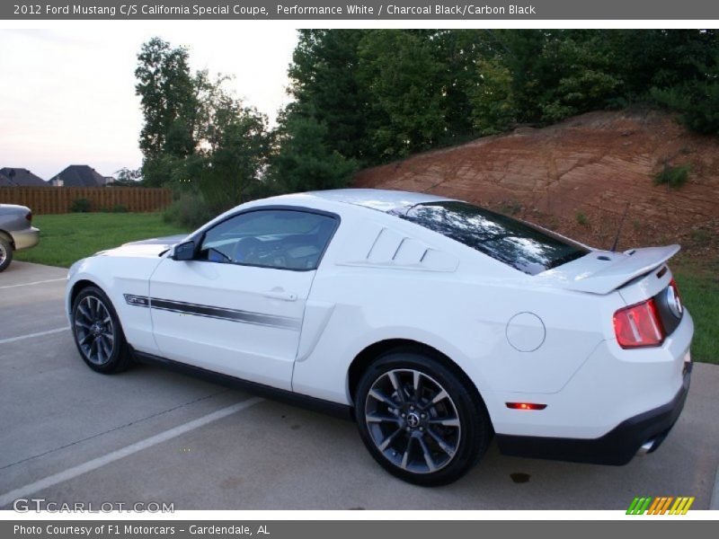 Performance White / Charcoal Black/Carbon Black 2012 Ford Mustang C/S California Special Coupe